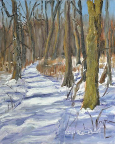 Title: Well travelled Path. Location: Ojibway 8 x 10 framed $275.